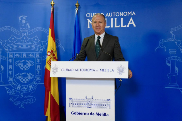 El vicepresidente primero de la Ciudad Autónoma de Melilla y secretario general del PP melillense, Miguel Marín.