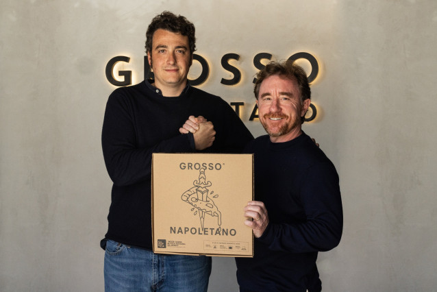 Bruno González Calvo, Managing Director de Grosso Napoletano, y Sacha Michaud, Cofundador de Glovo