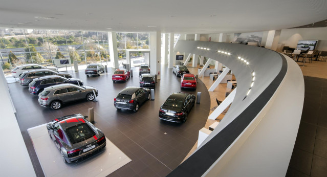 Archivo - Audi Center Madrid Norte