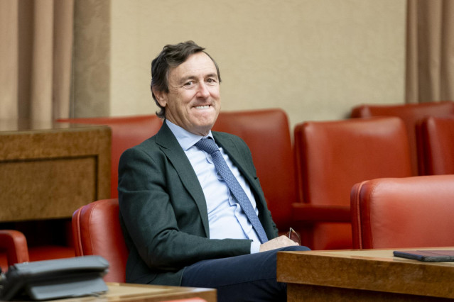 Archivo - El diputado por Almería Rafael Hernando