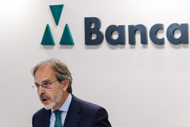 Archivo - El consejero delegado de Banca March, José Luis Acea, interviene durante la presentación de sus resultados de 2023, a 5 de marzo de 2024, en Madrid (España).