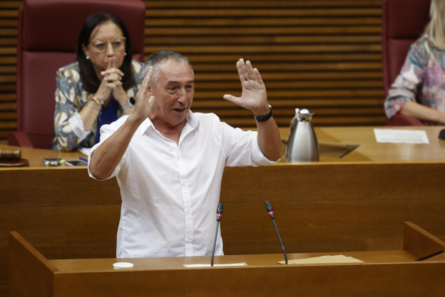 Archivo - El diputado de Compromís en Les Corts Joan Baldoví.