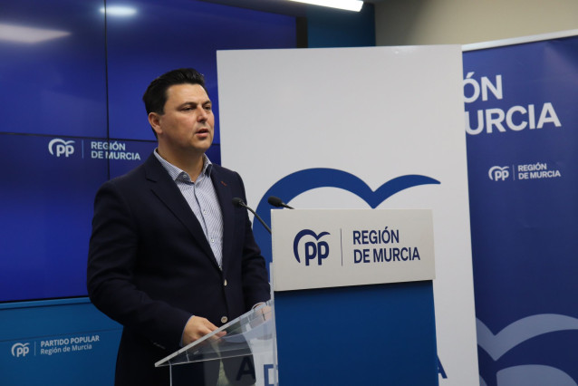 El secretario general del Partido Popular de la Región de Murcia, José Miguel Luengo