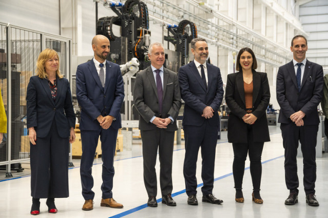 El lehendakari en funciones, Iñigo Urukullu, en la inauguración de la nueva planta de Danobat en Elgoibar