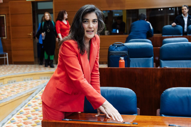 Archivo - La portavoz de Más Madrid en la Asamblea, Manuela Bergerot.