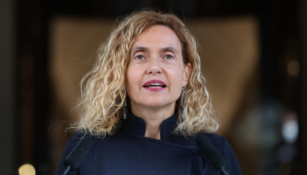 Archivo - La expresidenta del Congreso, Meritxell Batet a 15 de febrero de 2022, en Madrid (España).