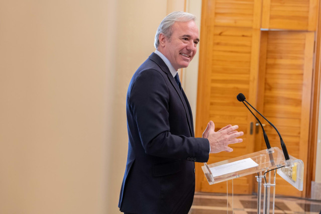 Archivo - El presidente del Gobierno de Aragón, Jorge Azcón.