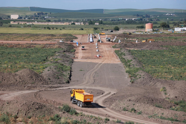 Obras de la base logística del Ejército de Tierra (BLET) 'General de ejército Javier Varela'.