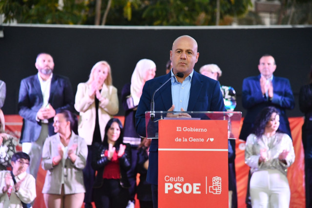 Archivo - El secretario general del PSOE de Ceuta, Juan Gutiérrez, en una foto de archivo.