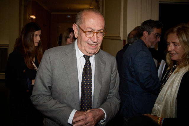 Archivo - El exdirigente del PSOE, Nicolás Redondo Terreros, en el Ateneo de Madrid, a 20 de septiembre de 20213, en Madrid (España).