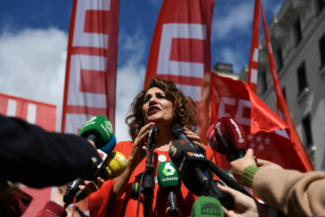 La vicepresidenta primera y ministra de Hacienda, María Jesús Montero.