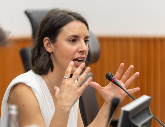 La secretaria Política de Podemos y candidata a las elecciones europeas, Irene Montero.