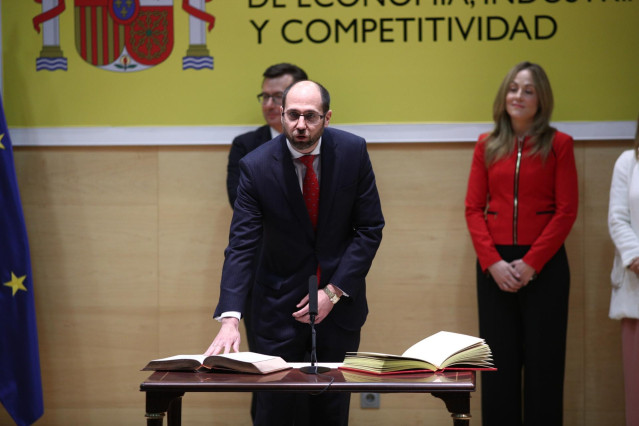 Archivo - Toma de posesión de Fernando Navarrete como Secretario General del Tesoro