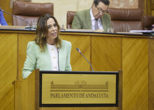 Archivo - La consejera de Fomento, Articulación del Territorio y Vivienda, Rocío Díaz, en una fotografía de archivo