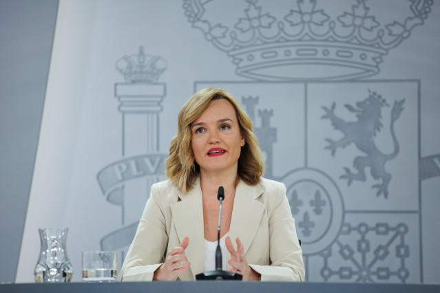 La portavoz del Gobierno y ministra de Educación, Pilar Alegría