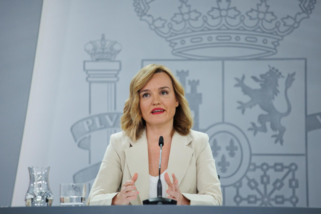 La portavoz del Gobierno y ministra de Educación, Pilar Alegría