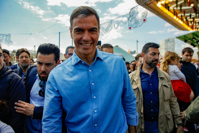 El presidente del Gobierno, Pedro Sánchez