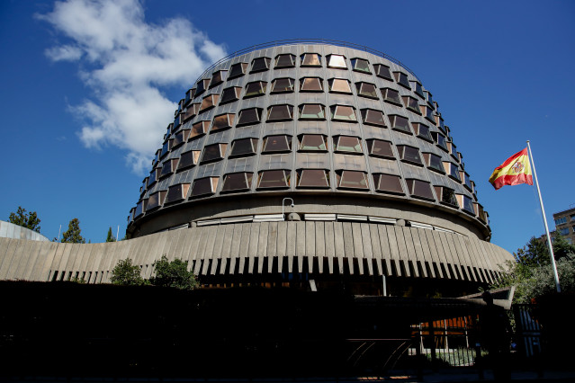 Archivo - Edificio del Tribunal Constitucional, a 30 de septiembre de 2022, en Madrid (España).