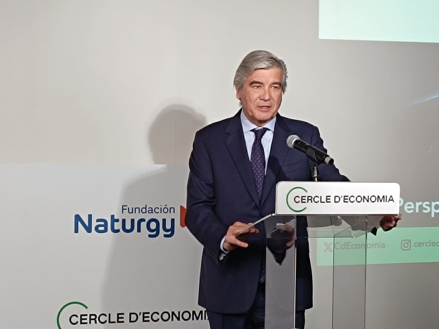 Reynés durante su intervención en el Cercle d'Economia este viernes