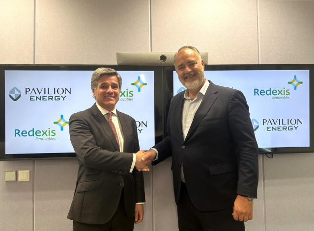 José Simón, director general de Pavilion Energy en Europa y Miguel Mayrata, director de Redexis Renovables