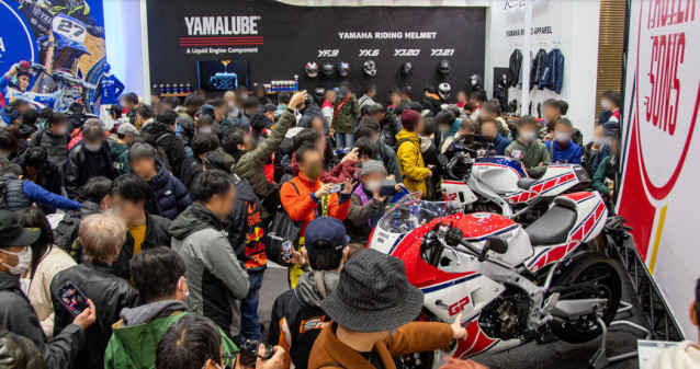 Celebración de presentación de las motocicletas de Yamaha