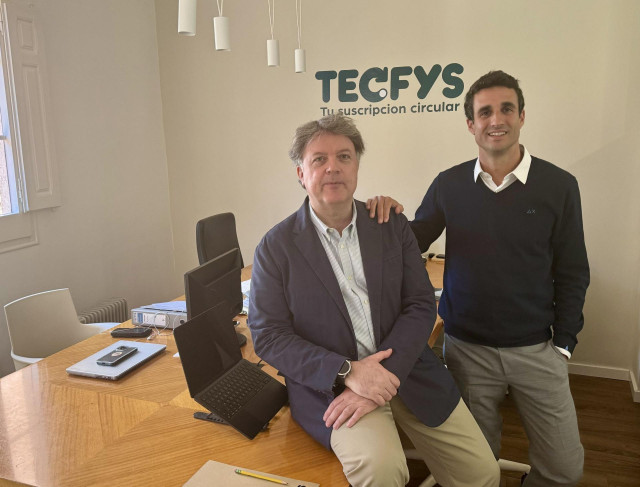 (I-D) El coo de Tecfys, Luis Sierra, y el ceo, Miquel Manzanas.