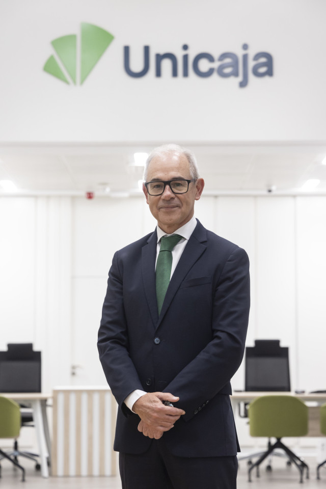 Archivo - El consejero delegado de Unicaja, Isidro Rubiales, en uma imagen de archivo
