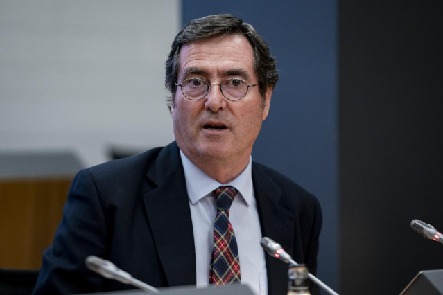 El presidente de la CEOE, Antonio Garamendi.
