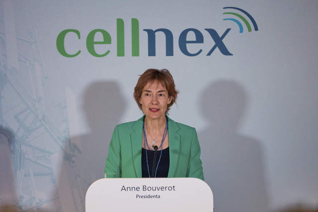Archivo - La presidenta de Cellnex, Anne Bouverot.