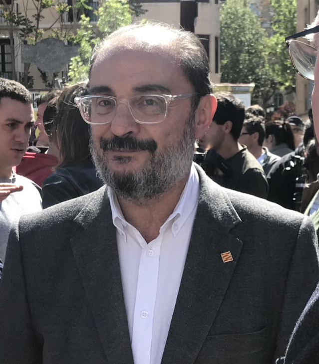Archivo - El expresidente del Gobierno de Aragón y secretario general del PSOE Aragón, Javier Lambán.