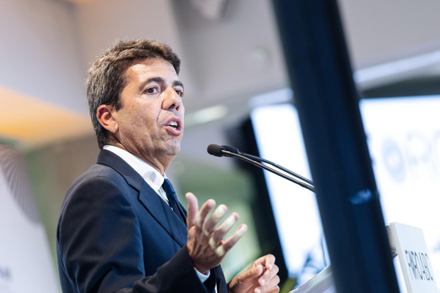 Archivo - El presidente de la Generalitat Valenciana, Carlos Mazón