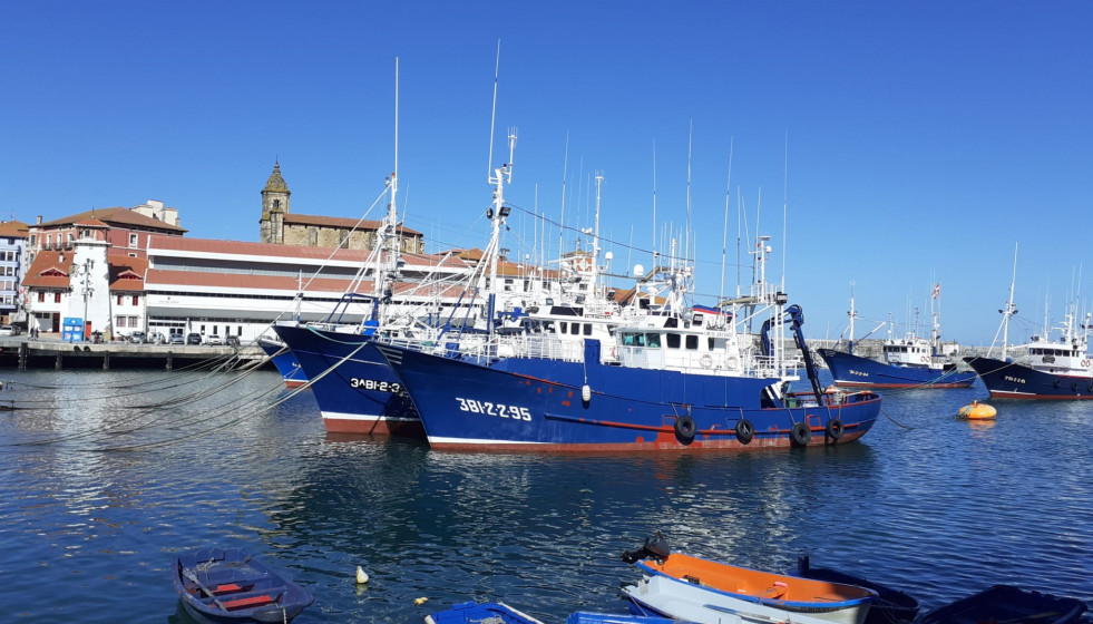 Archivo - Barcos pesqueros en el puerto de Bermeo (Bizkaia)