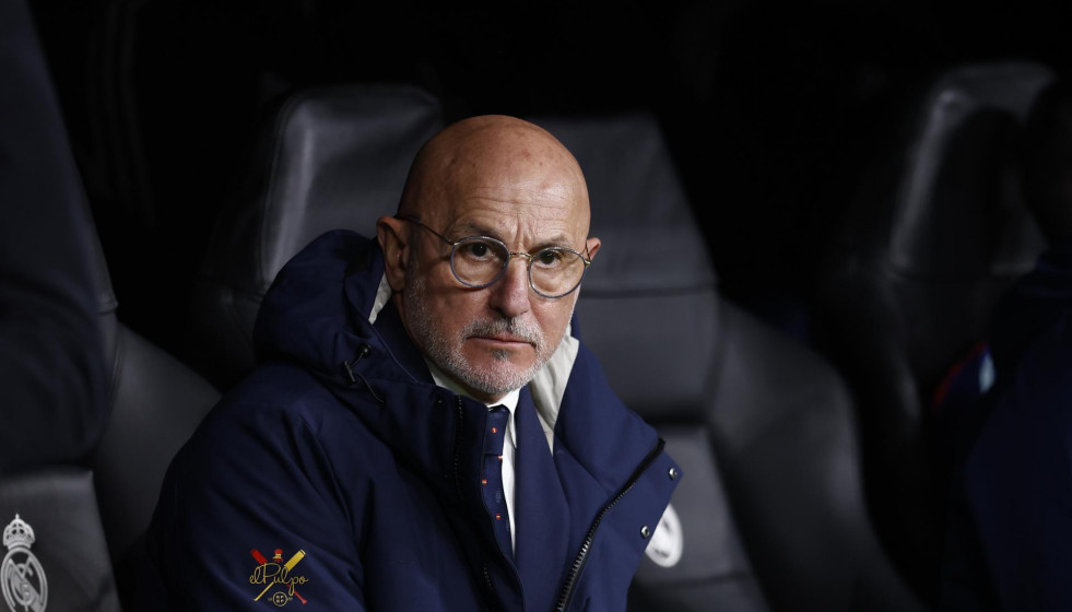 EuropaPress 5851802 luis fuente head coach of spain looks on during the international friendly