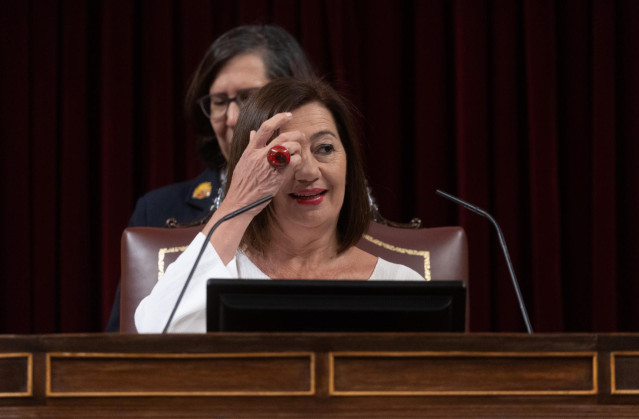 La presidenta del Congreso, Francina Armengol
