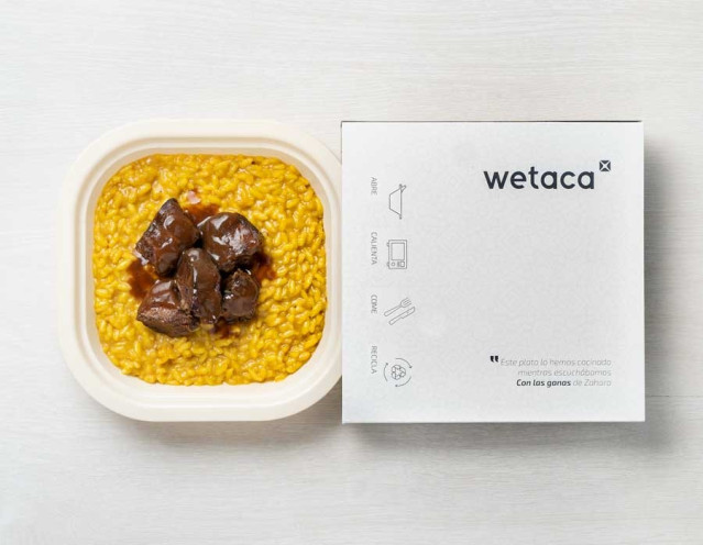 Archivo - Plato de comida de Wetaca