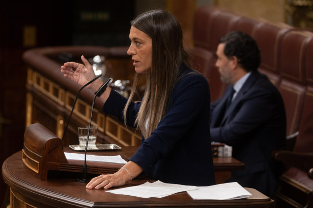 La portavoz de Junts en el Congreso, Míriam Nogueras.