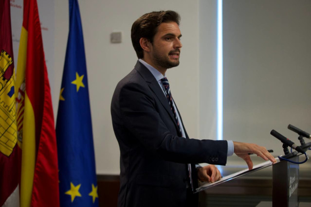El viceportavoz del Grupo Parlamentario Popular en las Cortes de Castilla-La Mancha, Santiago Serrano.