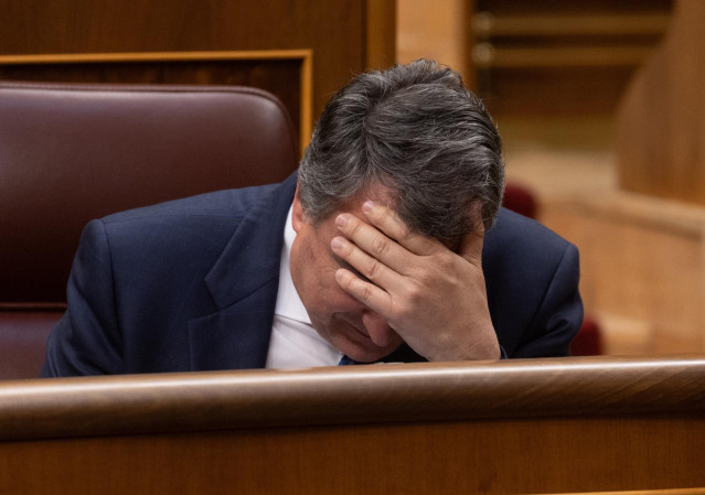 El portavoz del PNV en el Congreso, Aitor Esteban, en el Pleno