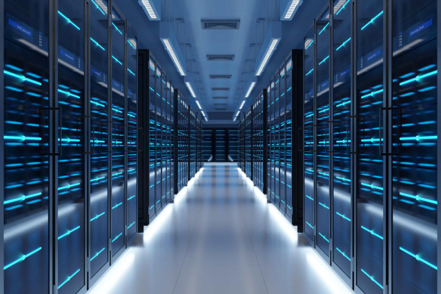 Archivo - Un centro de datos de Gigas