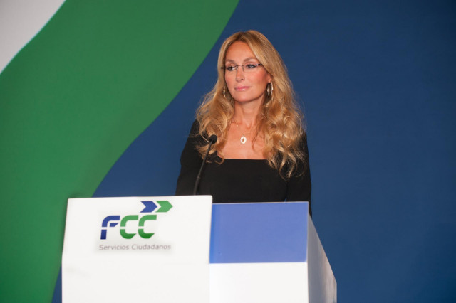 Archivo - Esther Alcocer Koplowitz, presidenta de FCC