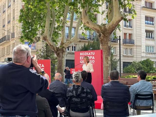 La ministra ha participado este sábado en Vitoria-Gasteiz, en un acto con motivo de las elecciones europeas