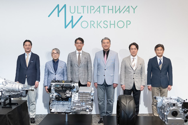 Toyota, Mazda y Subaru presentan nuevos motores para vehículos electrificados con hidrógeno líquido.