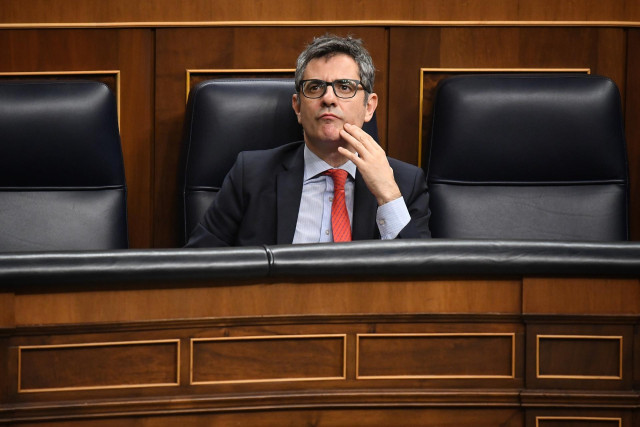 El ministro de la Presidencia, Justicia y Relaciones con las Cortes, Félix Bolaños