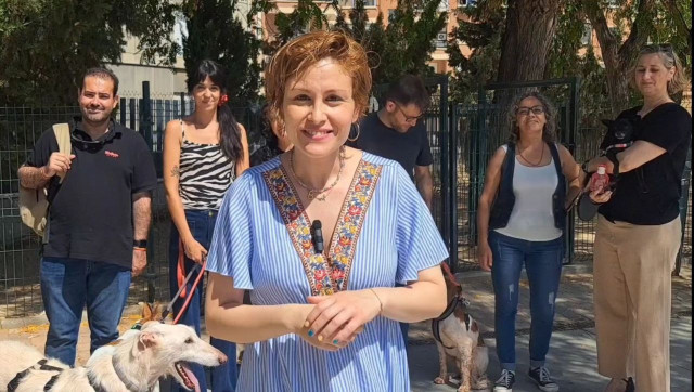 La portavoz municipal de Podemos en Murcia y candidata 'morada' al Parlamento europeo, Elvira Medina