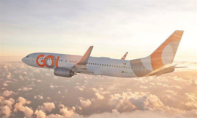 Archivo - Avión de la aerolínea brasileña Gol