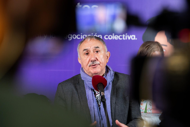 El secretario general de UGT, Pepe Álvarez