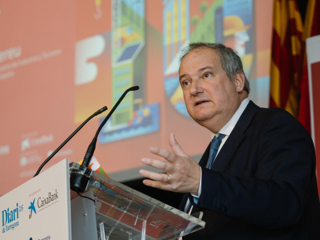 El ministro de Industria, Jordi Hereu, durante su intervención en Tarragona este viernes