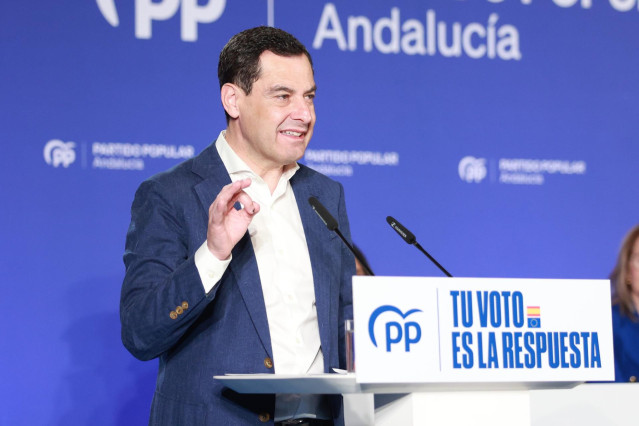 El presidente del PP-A y de la Junta de Andalucía, Juanma Moreno, en una fotografía de archivo