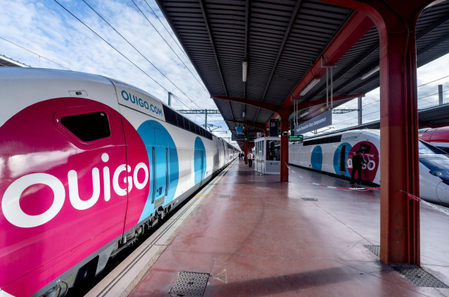 Archivo - Un tren de Ouigo.
