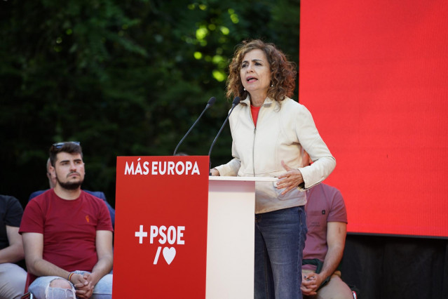 La vicepresidenta primera del Gobierno y vicesecretaria general del PSOE, María Jesús Montero. Archivo.